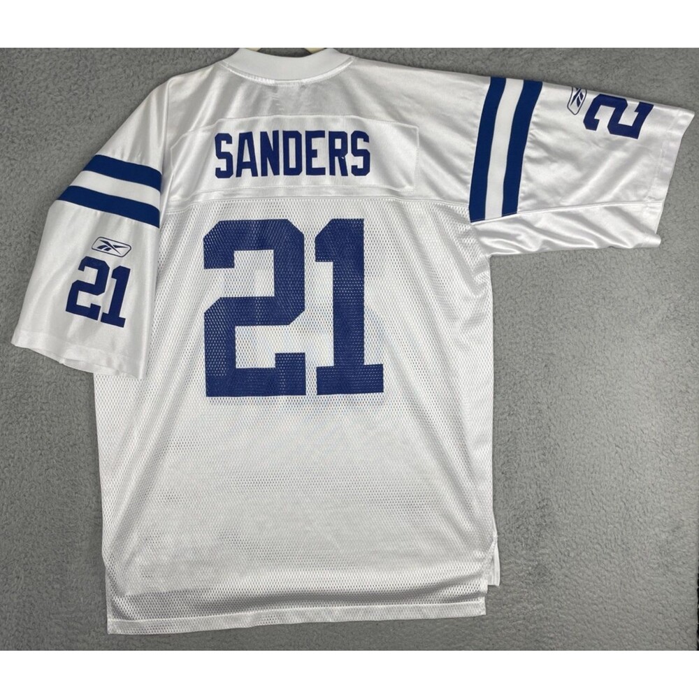 Vintage Reebok Jersey Bob Sanders #21 Indianapolis Colts Mens XL 52 White NWOT